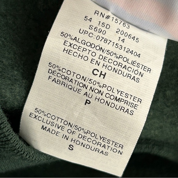 ❤️ Champion x University of Alberta Kids Sweatshirt Green and Yellow Youth S - Picture 6 of 10